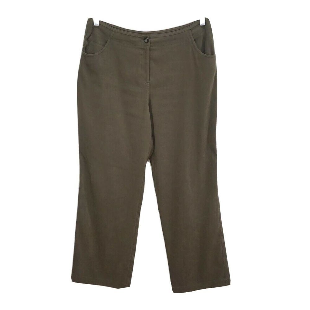 J JILL STRETCH Pants Career Suede-Like